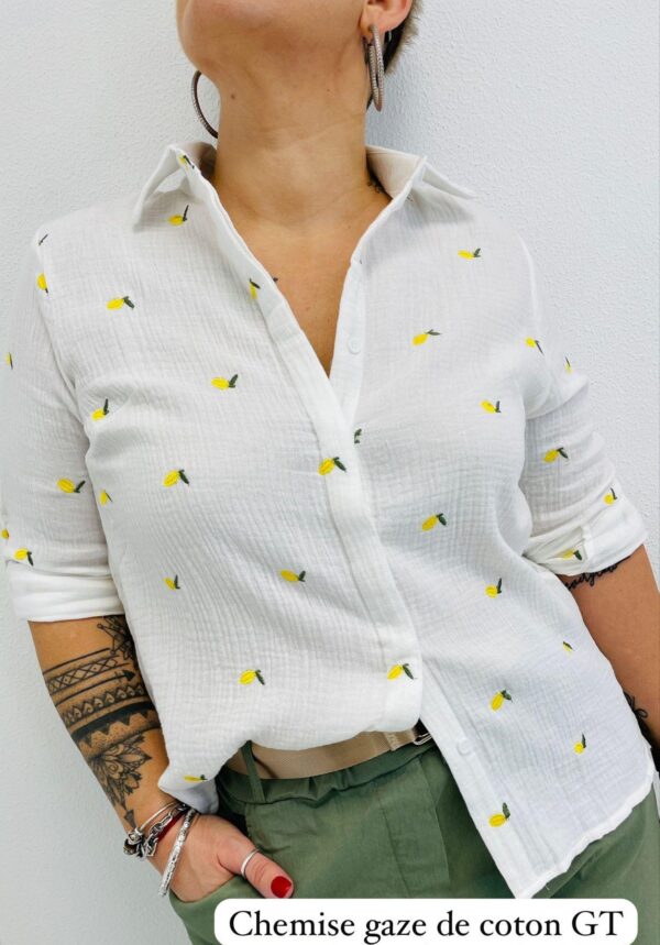 Chemise citrons