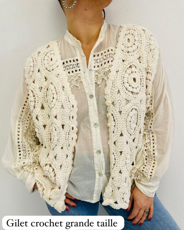 Gilet crochet