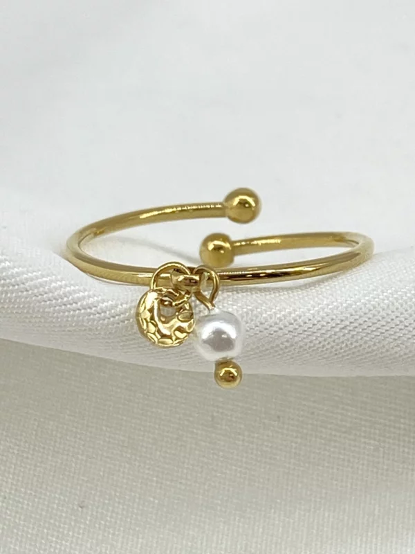 Bague perle