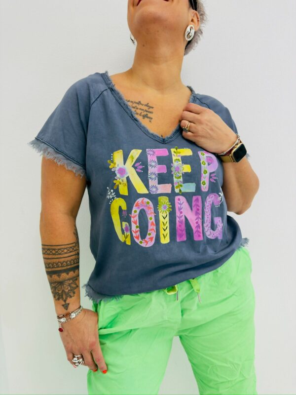 Tshirt "keep going"