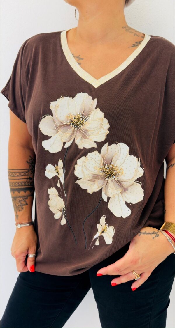 Tshirt fleurs – Image 5