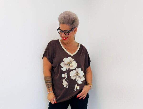 Tshirt fleurs – Image 7
