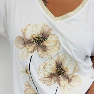 Tshirt fleurs