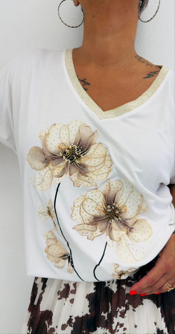 Tshirt fleurs