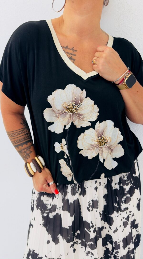 Tshirt fleurs – Image 6