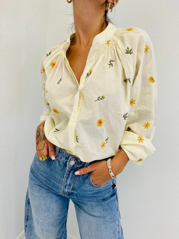 Blouse tournesols