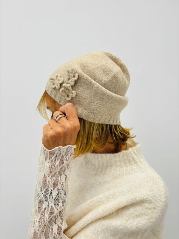 Bonnet fleurs