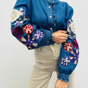 Chemise jeans