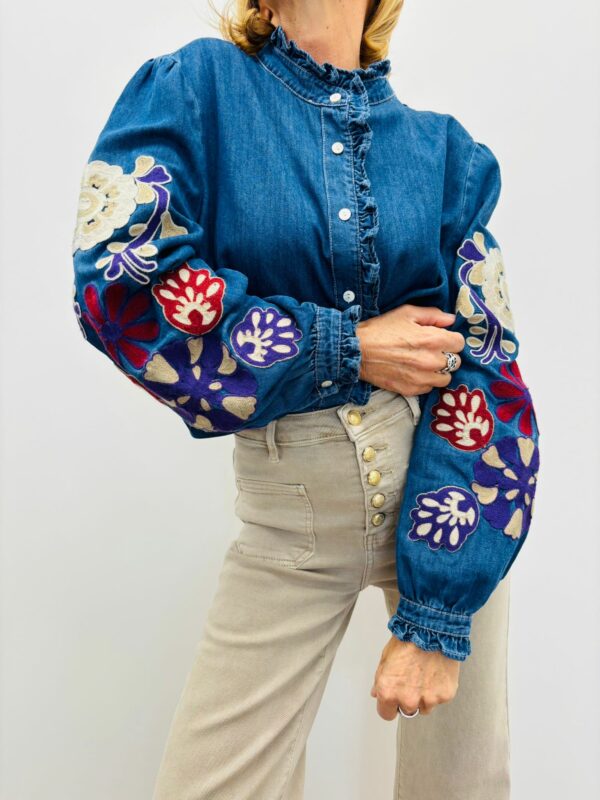 Chemise jeans