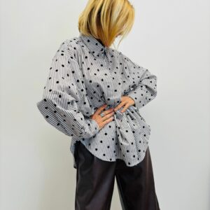 Chemise à pois