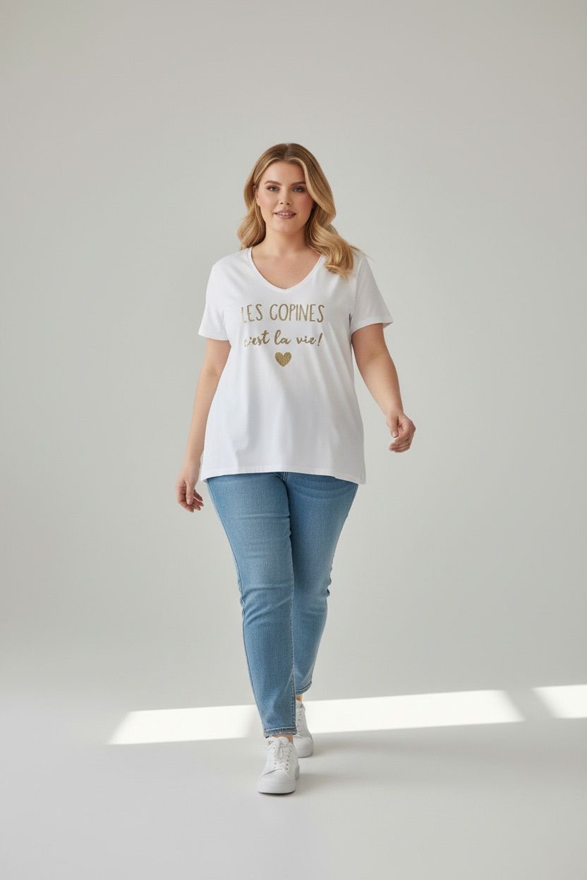 Tshirt "les copines c'est la vie" – Image 3
