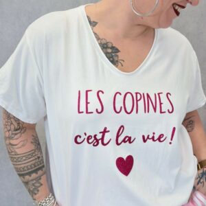 Tshirt "les copines c'est la vie"