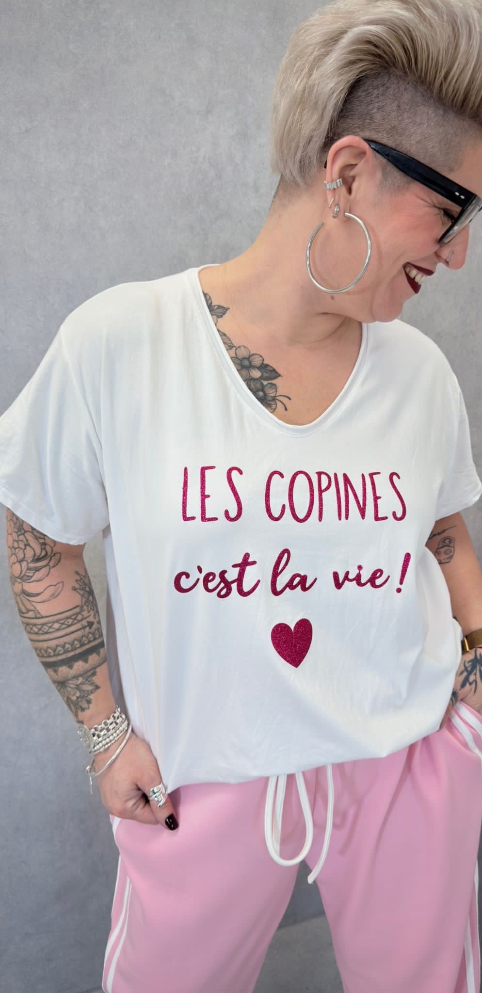 Tshirt "les copines c'est la vie"