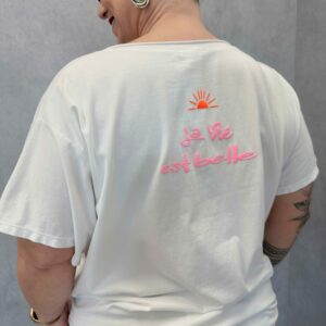 Tshirt "la vie est belle"