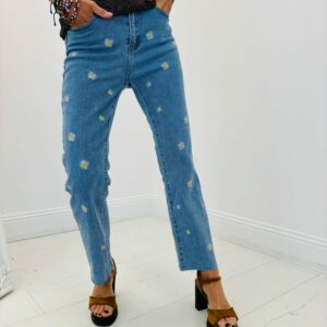 Jeans pâquerettes