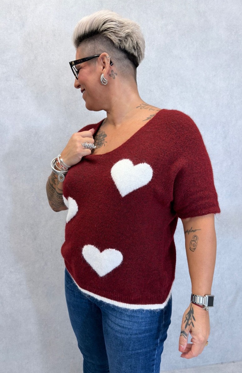 Pull coeurs